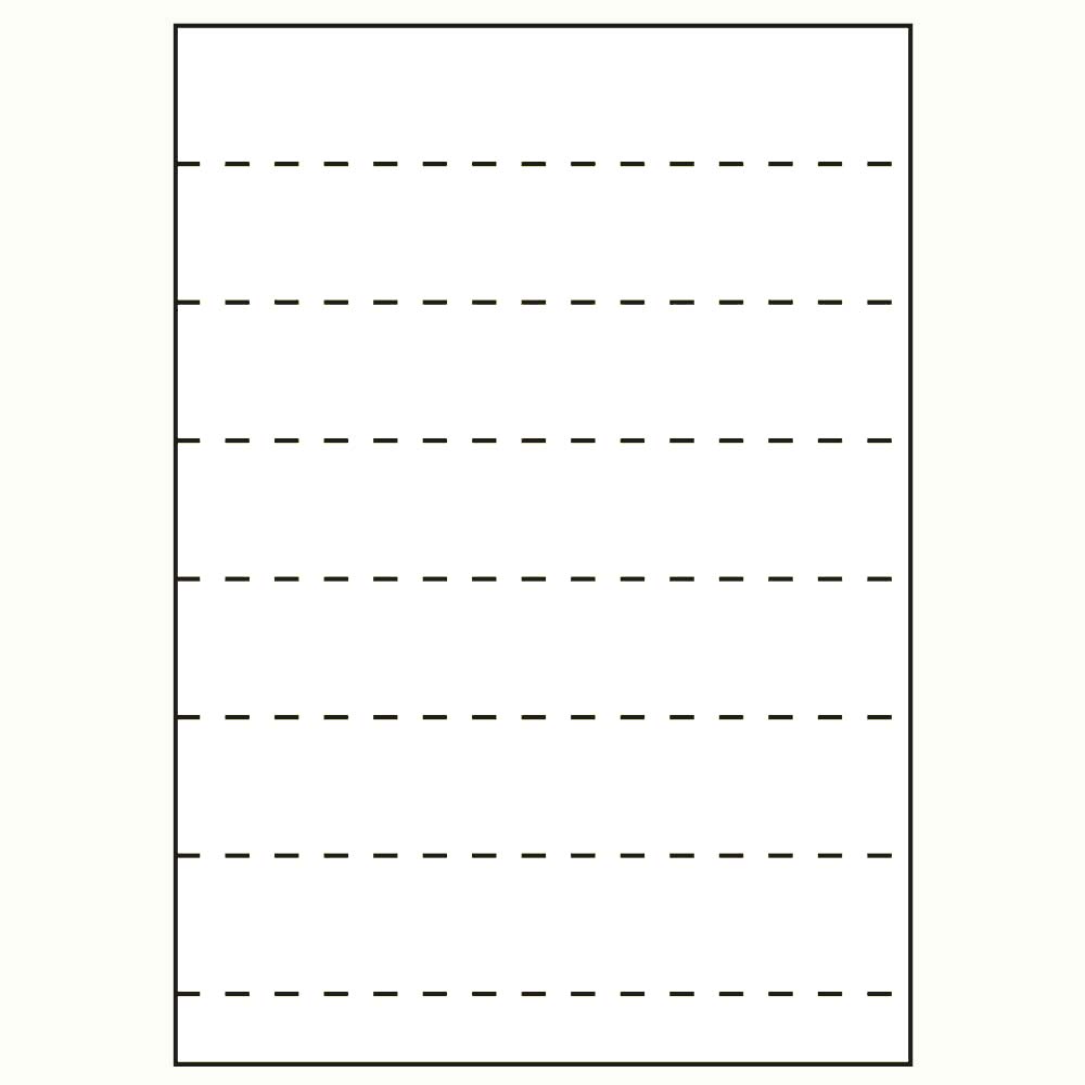 A4 210x40 mm vit 350 st