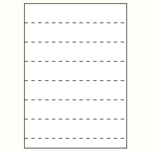 A4 210x40 mm vit 350 st