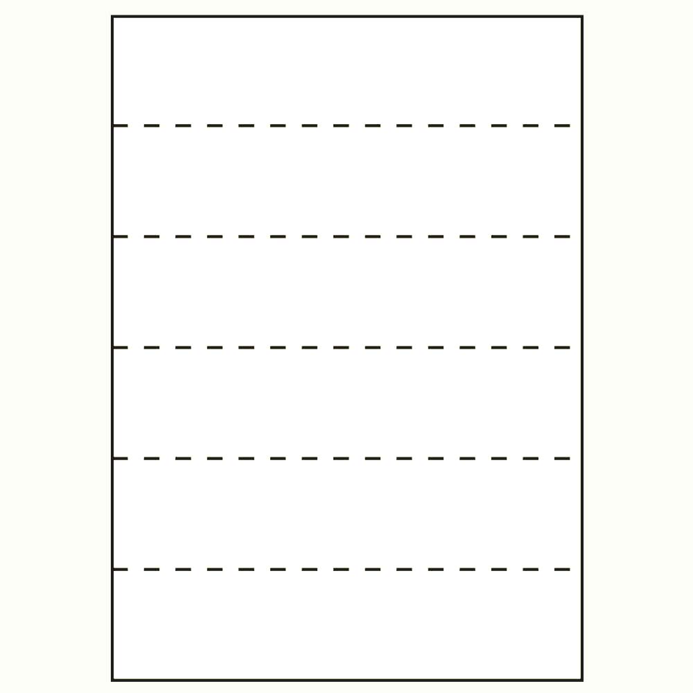 A4 210x50 mm vit 300 st