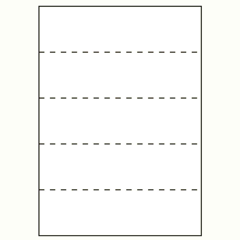 A4 210x75 mm vit 200 st