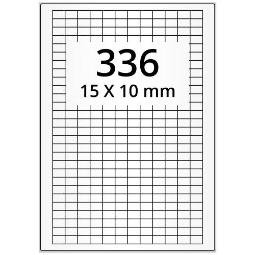 A4 15x10 mm 3360 st vit