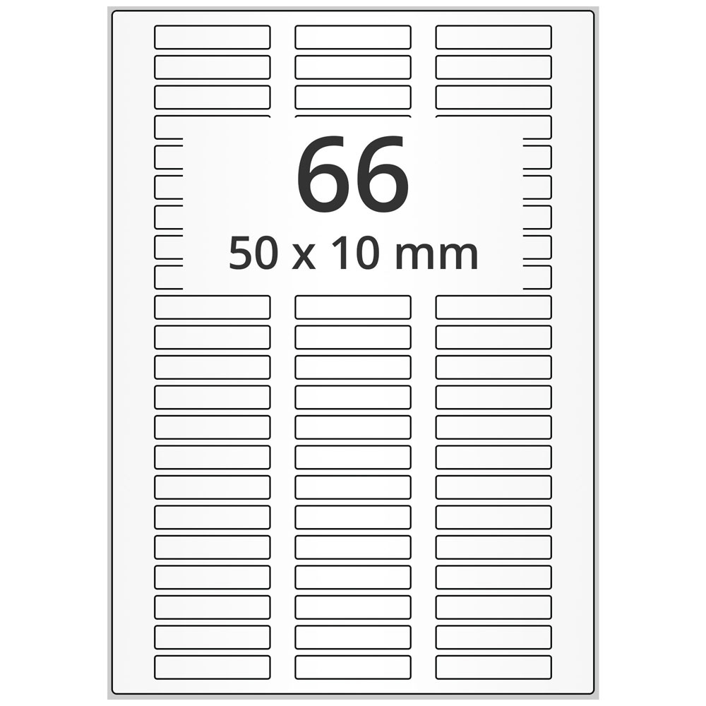 A4 50x10 mm 660 st vit