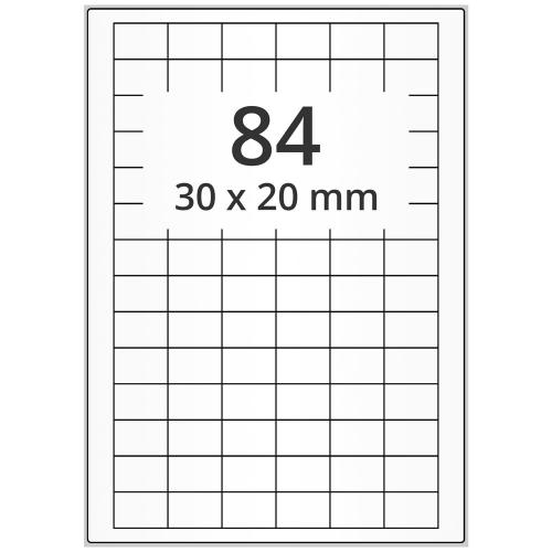 A4 30x20 mm 42000 st