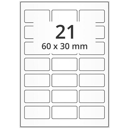 A4 60x30 mm 10500 st