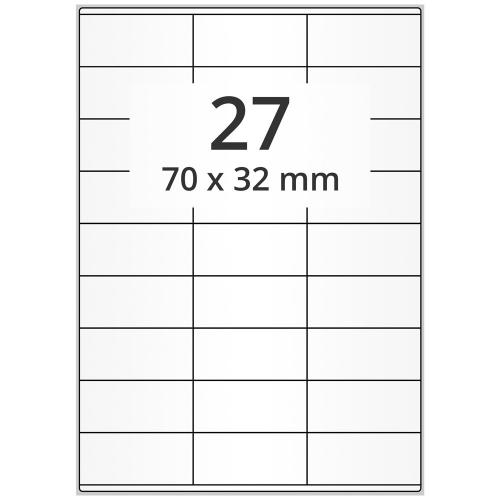 A4 70x32 mm 13500 st