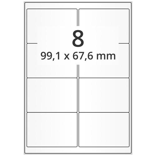 A4 99,1x67,6 mm 4000 st