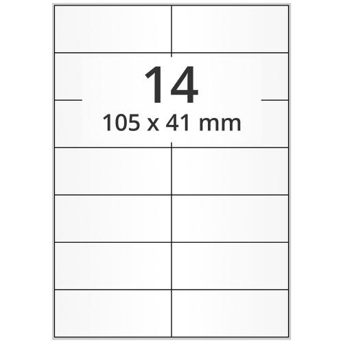 A4 105x41 mm 7000 st