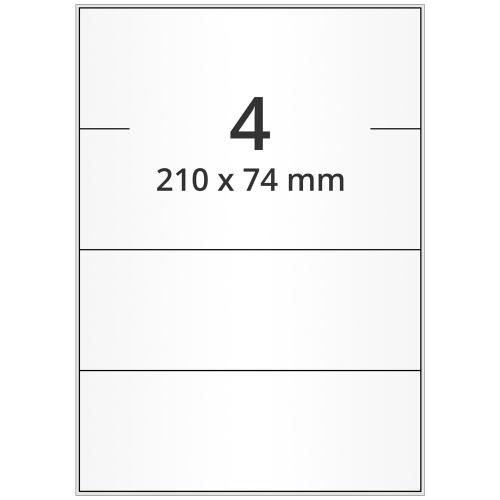 A4 210x74 mm 2000 st