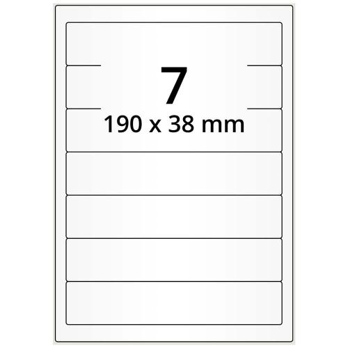 A4 190x38 mm 3500 st