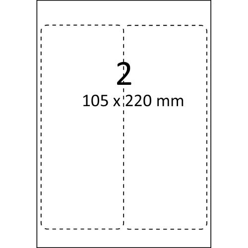 A4 105x220 mm 1000 st