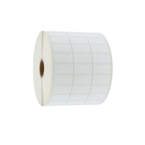 15x6,35 mm 10000 st/rl vit blank polyester 3-ban