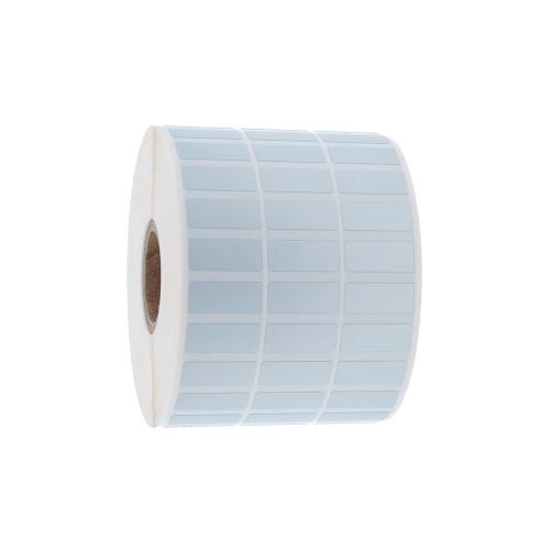 15x6,35 mm 10000 st/rl silver blank polyester 3-ban