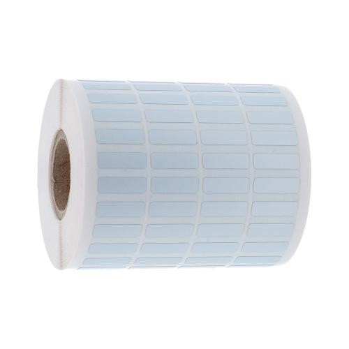 19x6,35 mm 10000 st/rl silver blank polyester