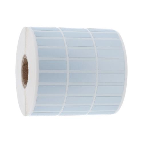 25x8 mm 10000 st/rl silver blank polyester