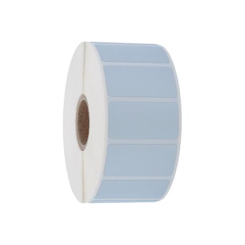 38x19 mm 2000 st/rl silver blank polyester