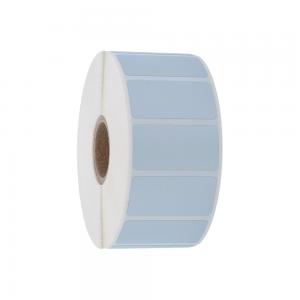 38x19 mm 2000 st/rl silver blank polyester