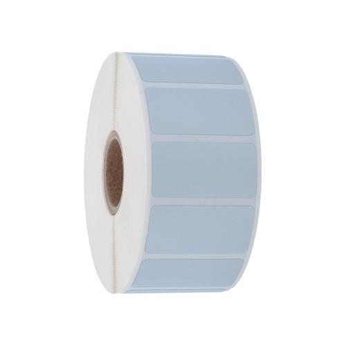 38x23 mm 1500 st/rl silver blank polyester