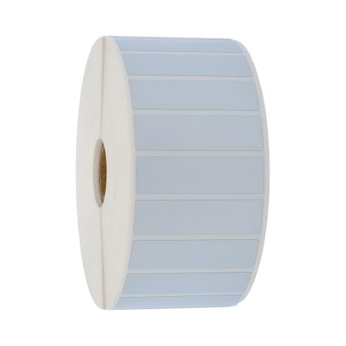 55x15 mm 5000 st/rl silver blank polyester