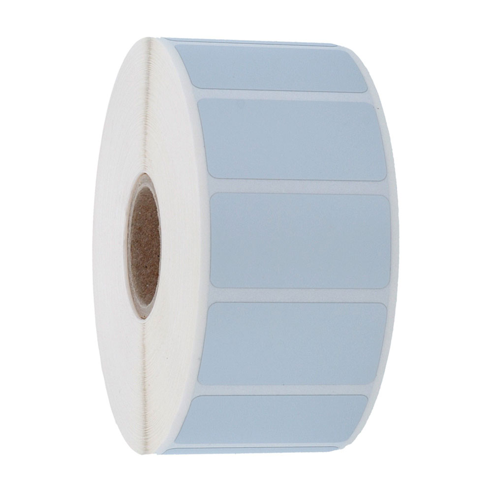 60x34 mm 1250 st/rl silver blank polyester