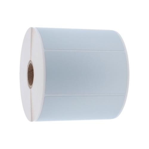 74x37 mm 2000 st/rl silver blank polyester