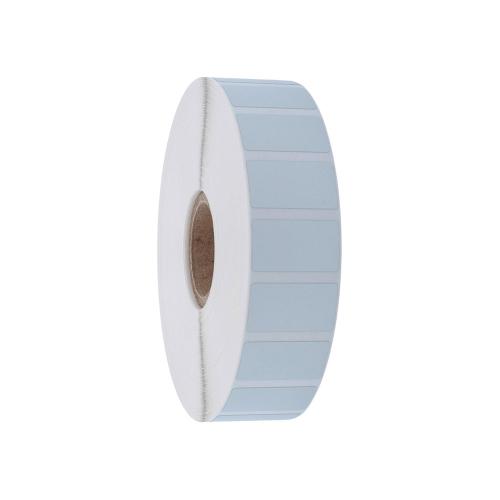 30x20 mm 2000 st/rl silver blank polyester