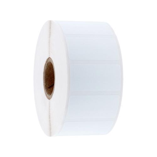 57,15x31,75 mm 2100 st/rl vit matt polyester