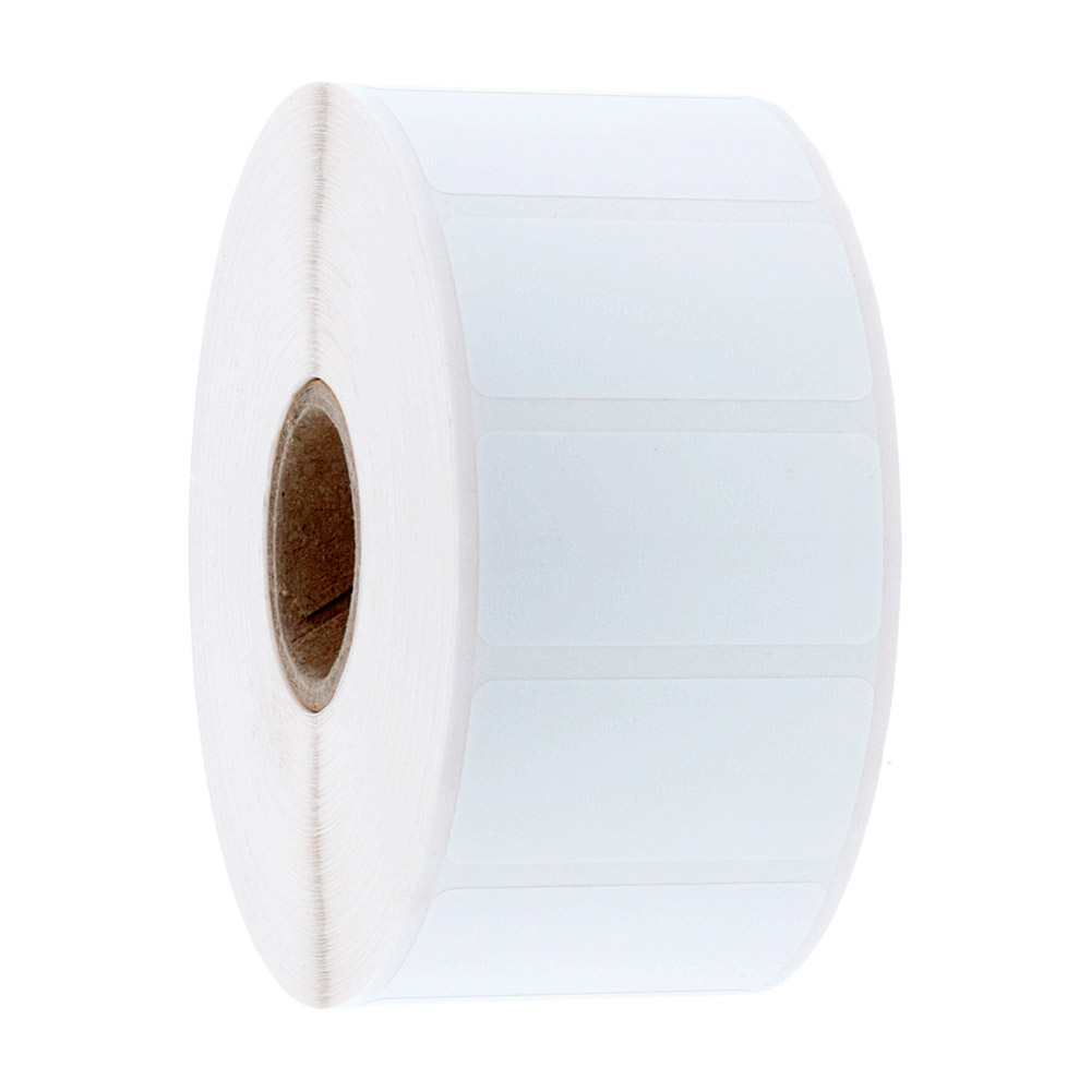 76,2x50,8 mm 1250 st/rl vit matt polyester