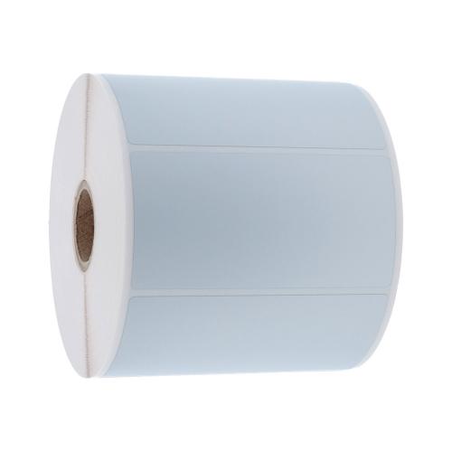 76,2x25,4 mm 3000 st/rl silver matt polyester