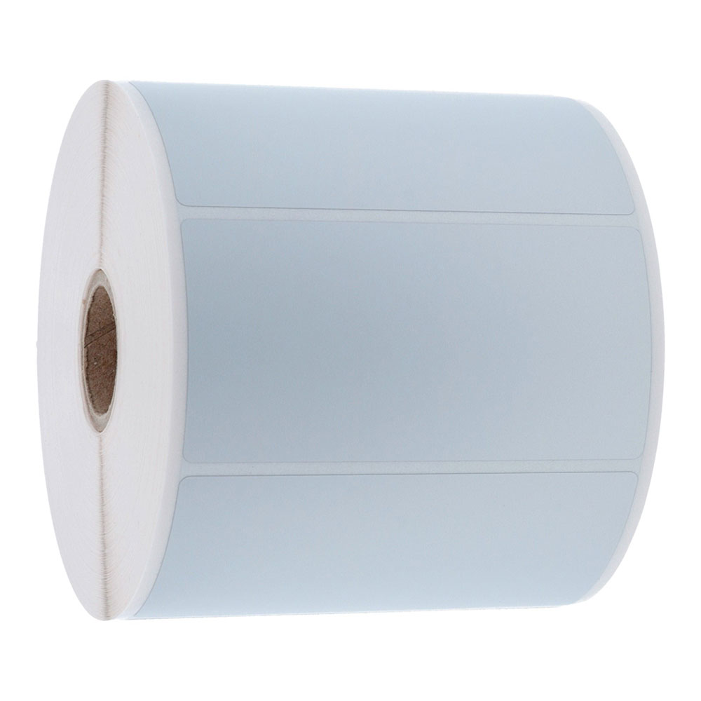 105x52 mm 1000 st/rl silver matt polyester