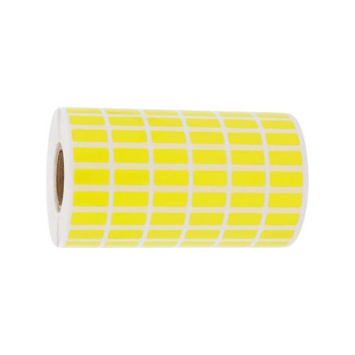 15x6,35 mm 10000 st/rl gul blank polyester