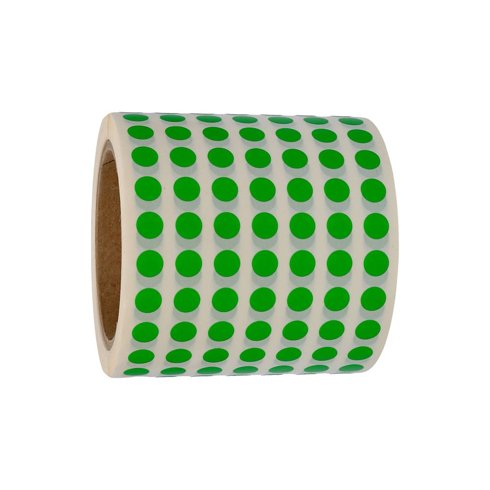 Rund 10 mm grön 1000 st/rl