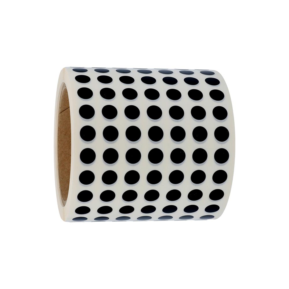 Rund 10 mm svart 1000 st/rl