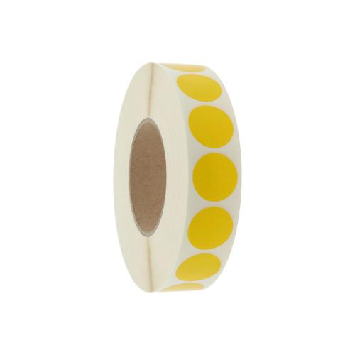 Rund 20 mm gul 1000 st/rl