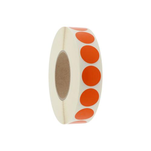 Rund 20 mm orange 1000 st/rl