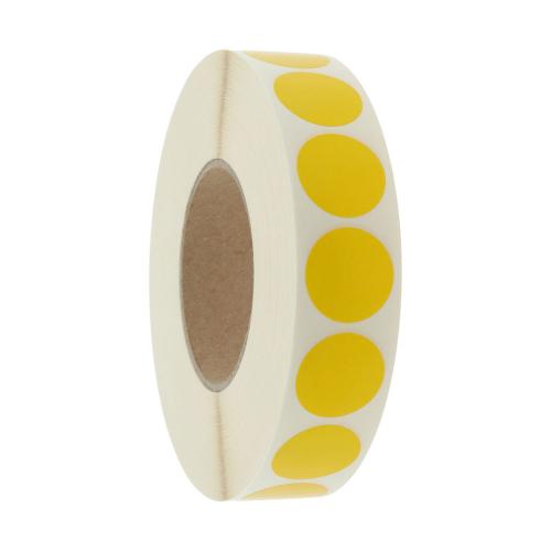 Rund 30 mm gul 1000 st/rl