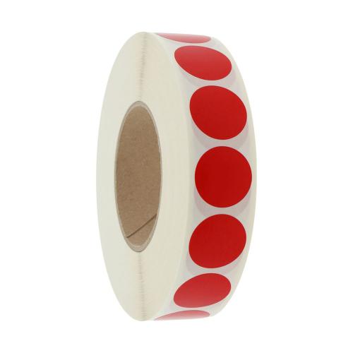 Rund 30 mm röd 1000 st/rl