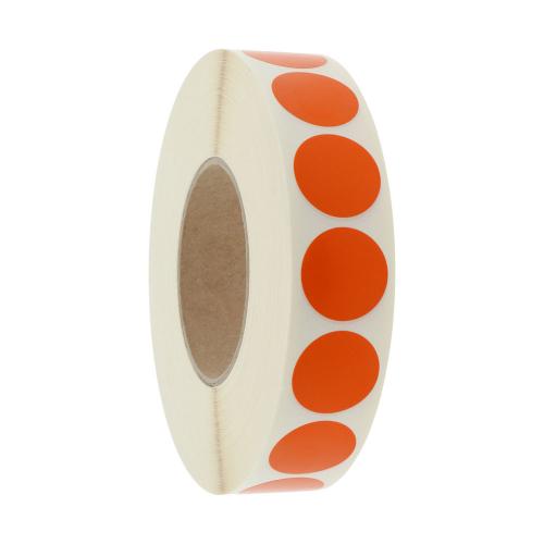 Rund 30 mm orange 1000 st/rl