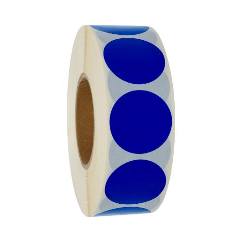 Rund 50 mm blå 1000 st/rl