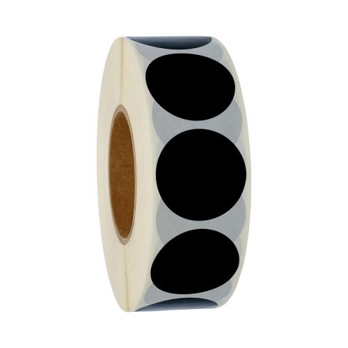 Rund 50 mm svart 1000 st/rl