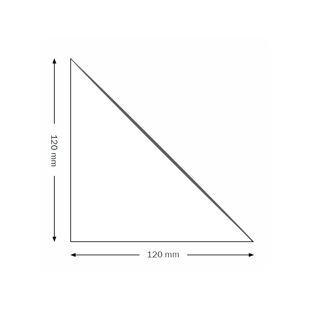 Hörnficka 120x120 mm 100 st/fp
