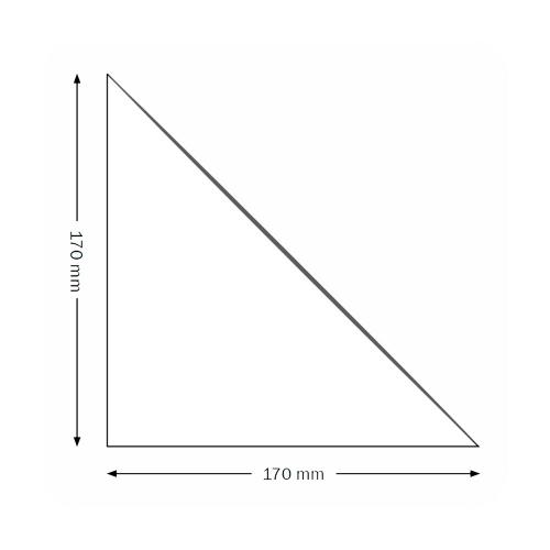 Hörnficka 170x170 mm 100 st/fp