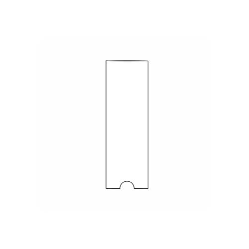 Etikettficka 25x75 mm 100 st/fp