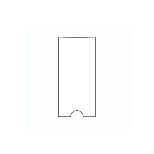 Etikettficka 35x75 mm 100 st/fp