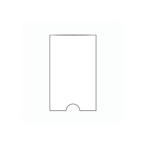 Etikettficka 35x102 mm 100 st/fp