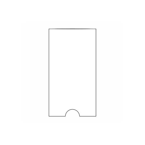 Etikettficka 55x102 mm 100 st/fp