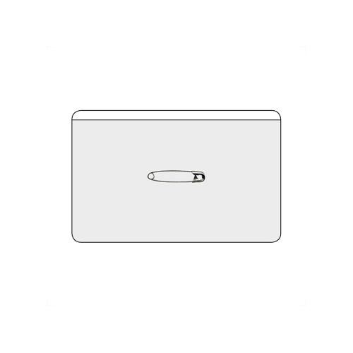 ID korthållare 96x60 mm med nål 100 st/fp