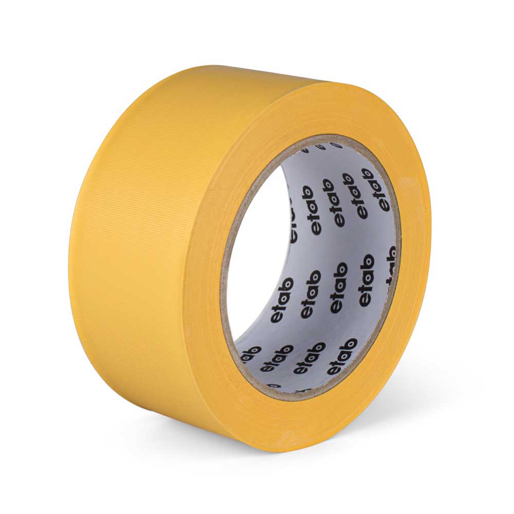 Golvskyddstejp 50 mm x 33 m gul