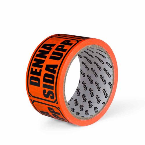 Signaltejp Denna sida upp 50 mm x 33 m fluor orange 6 rl/fp