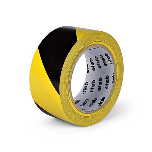 Varningstejp 38 mm x 33 m gul/svart
