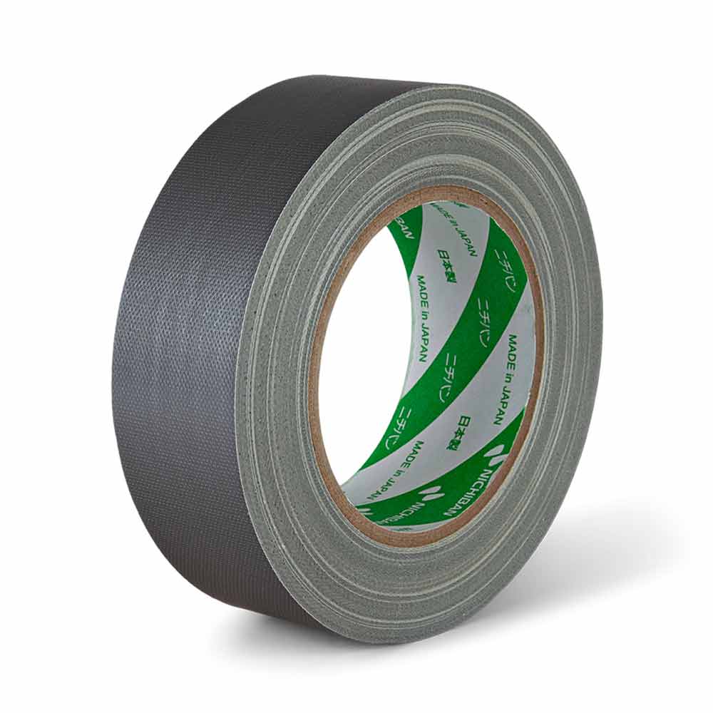 Vävtejp Nichiban 38 mm x 25 m silvergrå